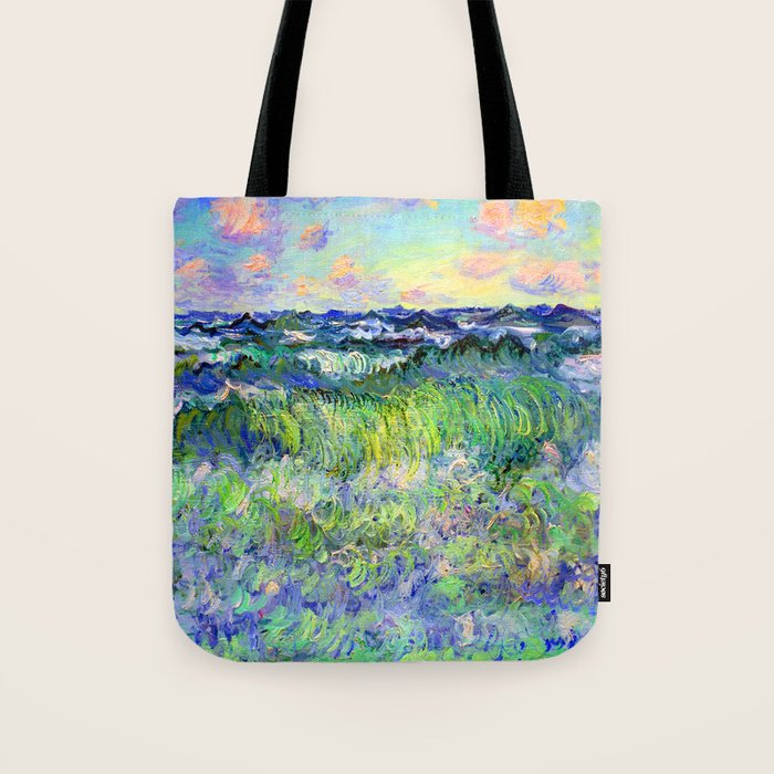 Claude Monet Sea at Pourville Tote Bag Gallery Image 1