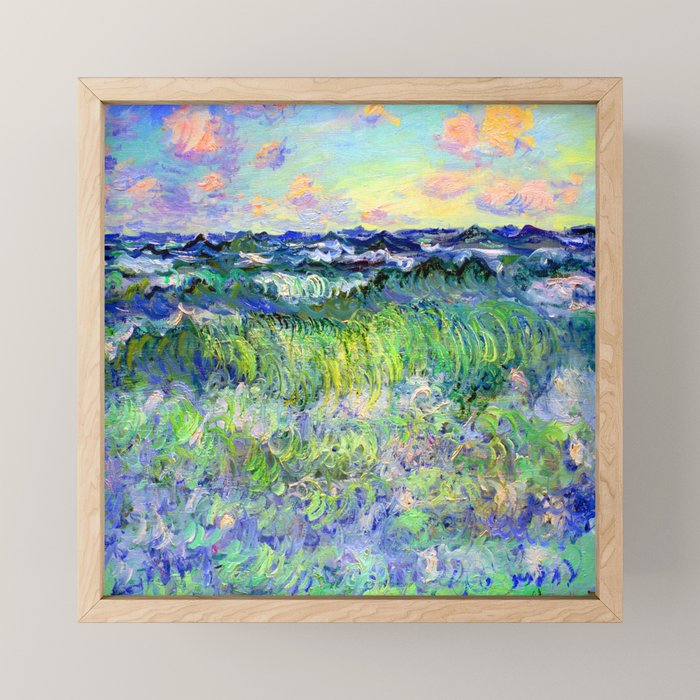 Claude Monet Sea at Pourville Mini Art Print Gallery Image 1