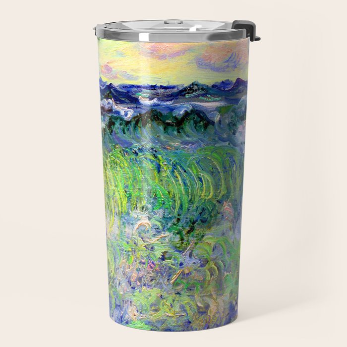 Claude Monet Sea at Pourville Travel Mug Gallery Image 2