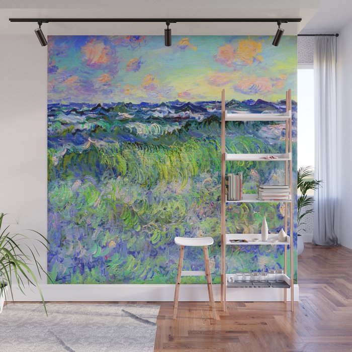 Claude Monet Sea at Pourville Wall Mural Gallery Image 1