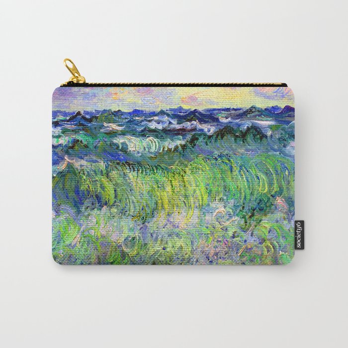 Claude Monet Sea at Pourville Carry All Pouch Gallery Image 1