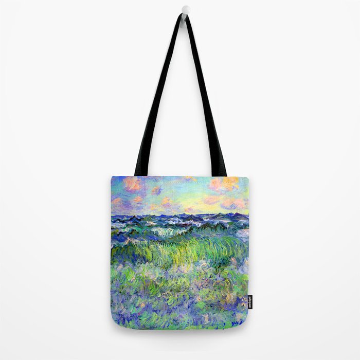 Claude Monet Sea at Pourville Tote Bag Gallery Image 2