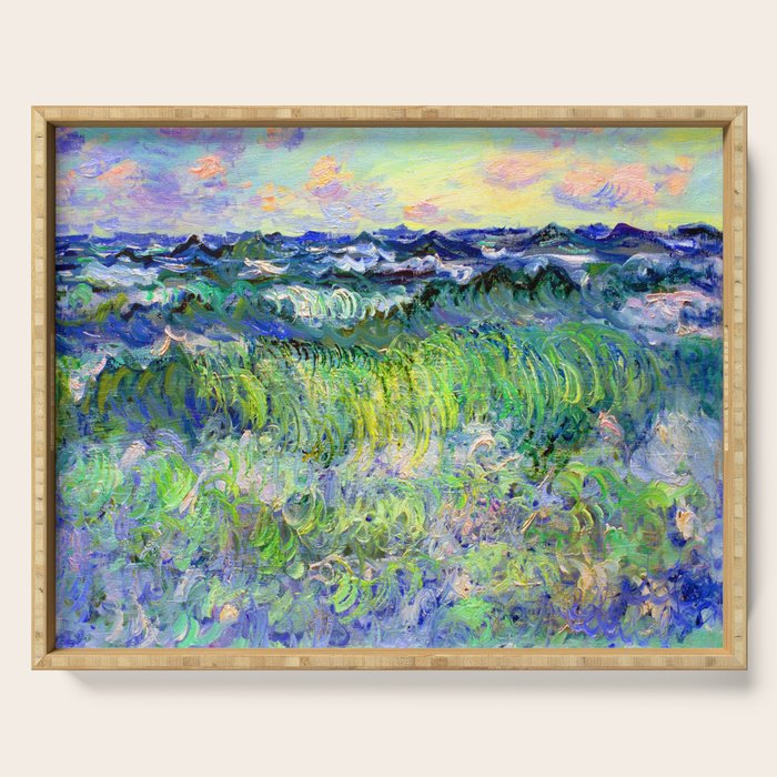Claude Monet Sea at Pourville Serving Tray Gallery Image 1
