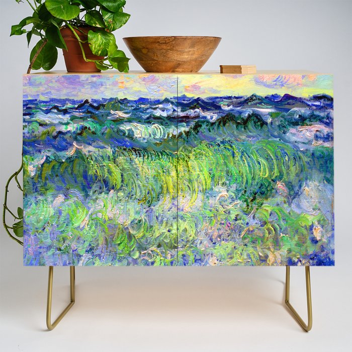 Claude Monet Sea at Pourville Credenza Gallery Image 1