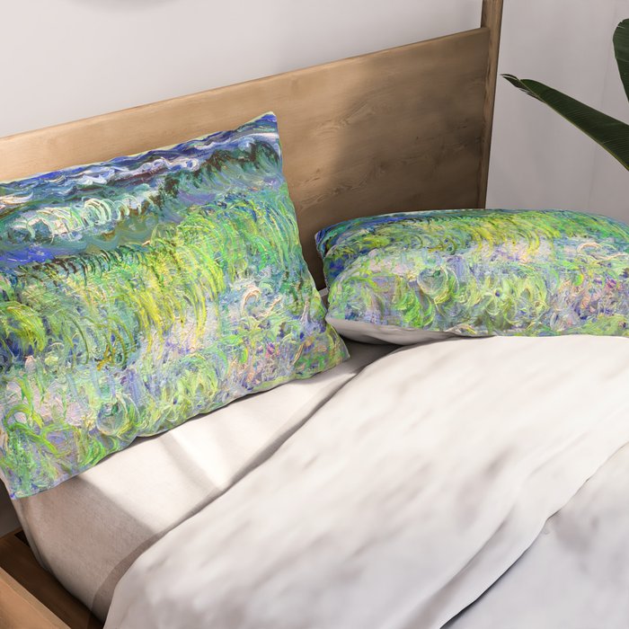 Claude Monet Sea at Pourville Pillow Sham Gallery Image 2