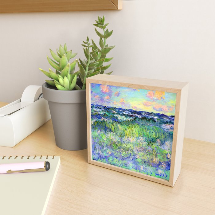 Claude Monet Sea at Pourville Mini Art Print Gallery Image 2