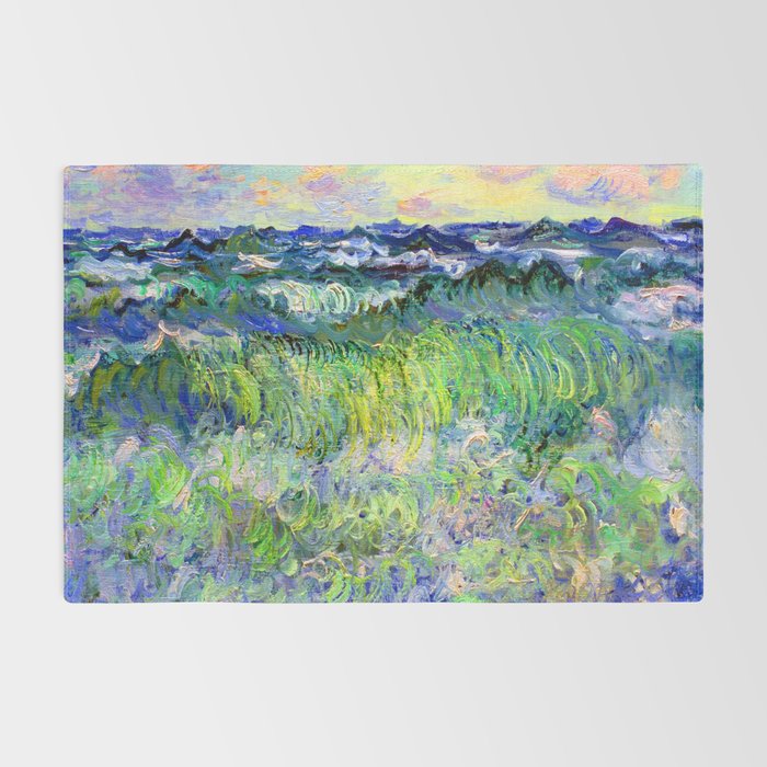 Claude Monet Sea at Pourville Rug Gallery Image 2