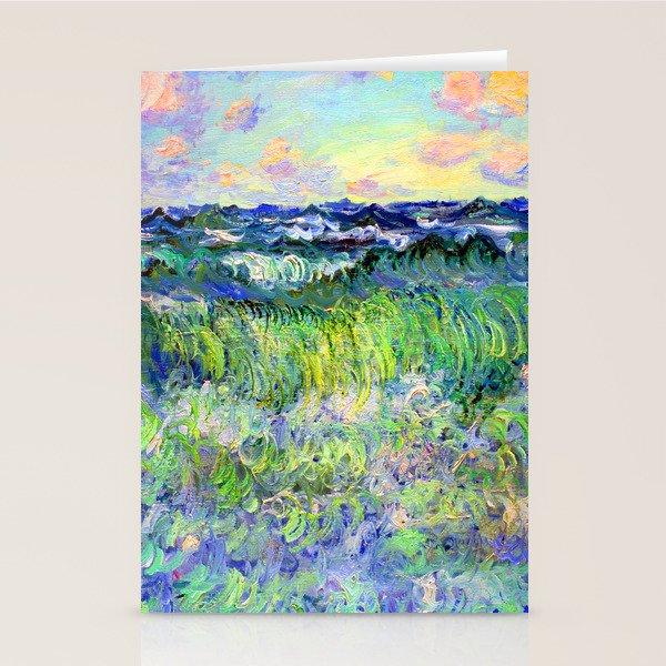 Claude Monet Sea at Pourville Stationery Card Gallery Image 2
