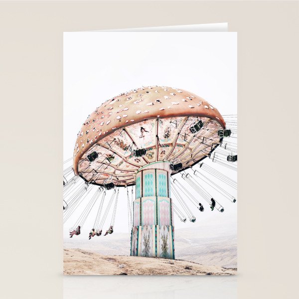 Mushroom Carousel Stationery Card Gallery Image 1