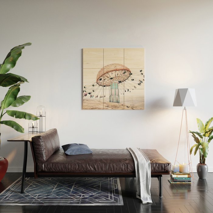 Mushroom Carousel Wood Wall Art Gallery Image 2