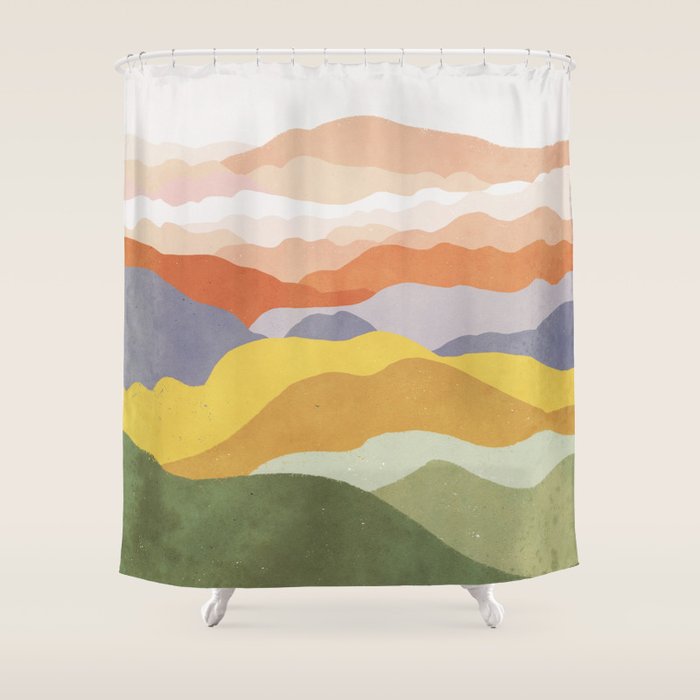 Landscape No7 Shower Curtain Gallery Image 1