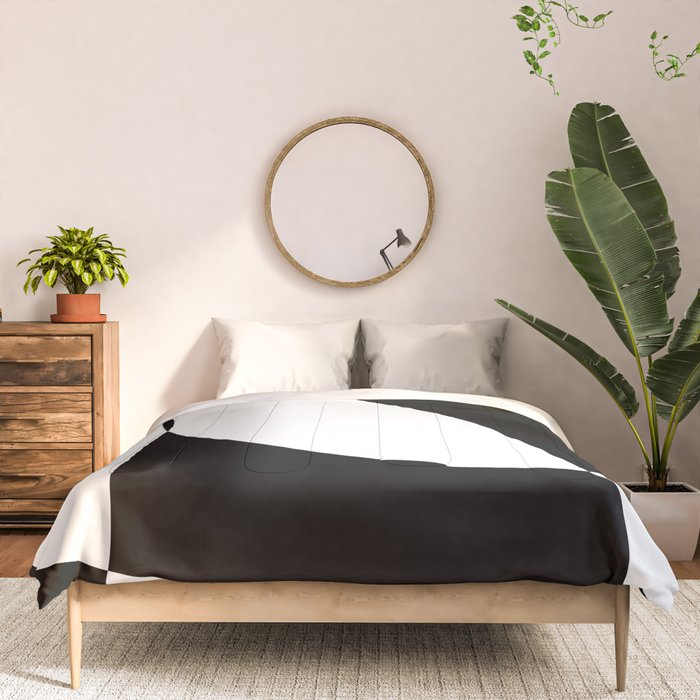 Minimalist Black and White 82 Comforter Gallery Image 3