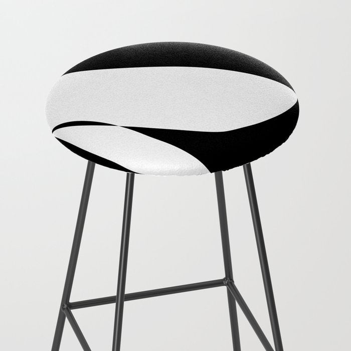 Minimalist Black and White 82 Stool Gallery Image 2
