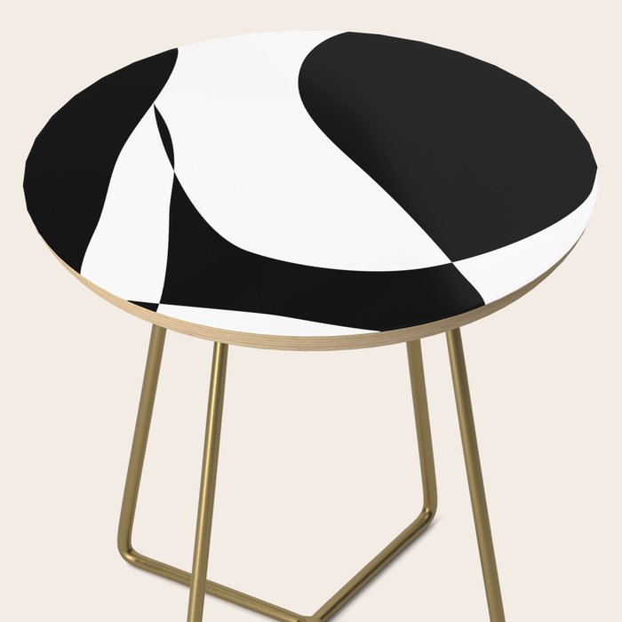 Minimalist Black and White 82 Side Table Gallery Image 2