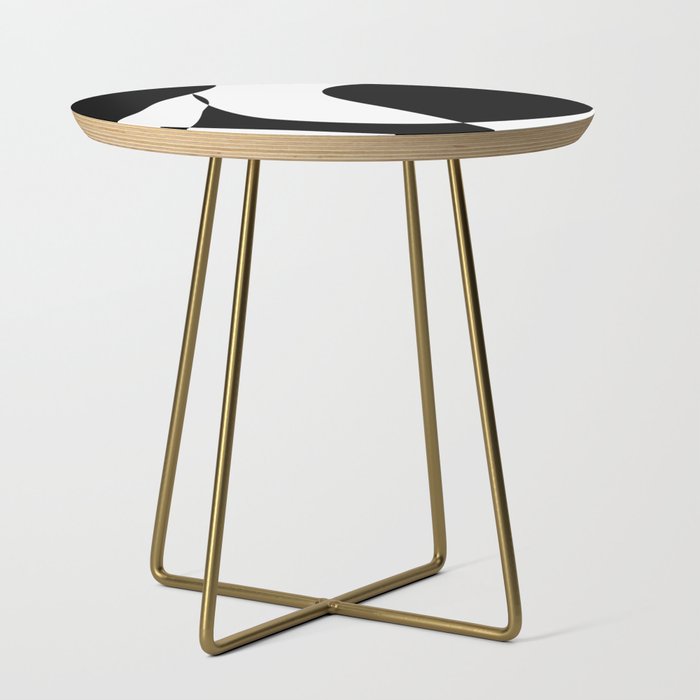 Minimalist Black and White 82 Side Table Gallery Image 1