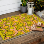 surfboard quiver 70s wallpaper dreams Outdoor Rug Gallery Image 2