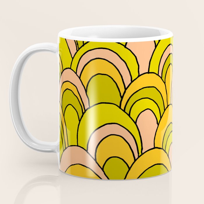 surfboard quiver 70s wallpaper dreams Coffee Mug Gallery Image 3