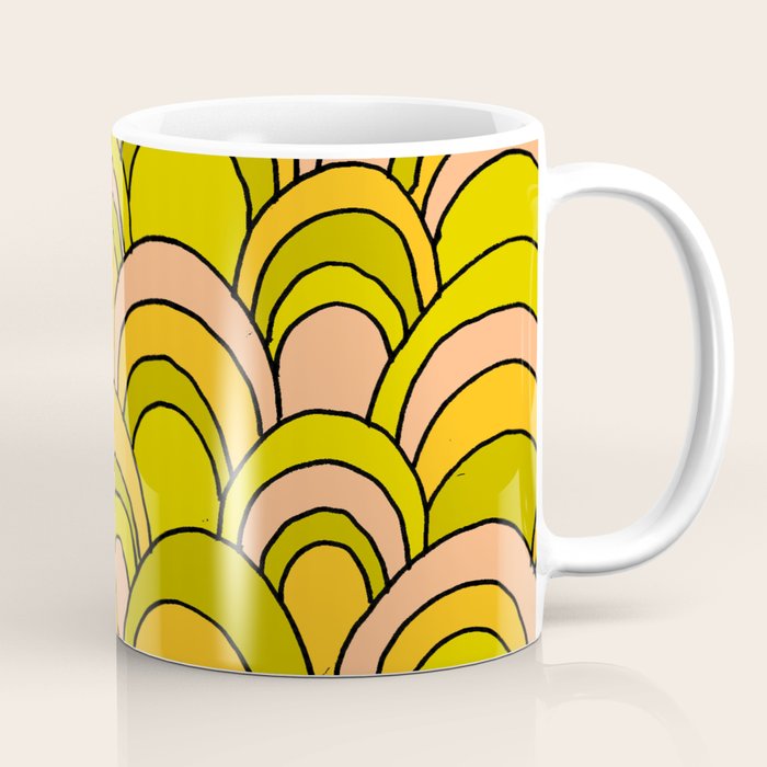 surfboard quiver 70s wallpaper dreams Coffee Mug Gallery Image 1
