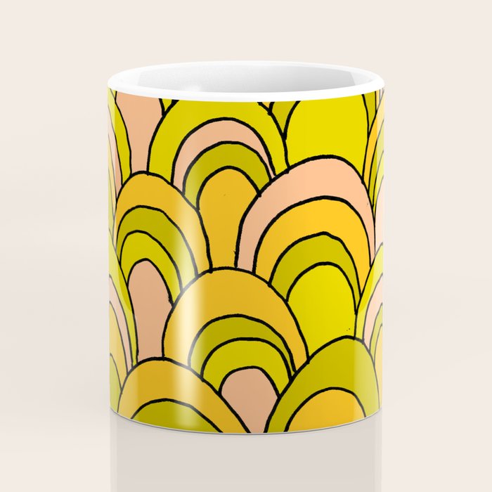 surfboard quiver 70s wallpaper dreams Coffee Mug Gallery Image 4