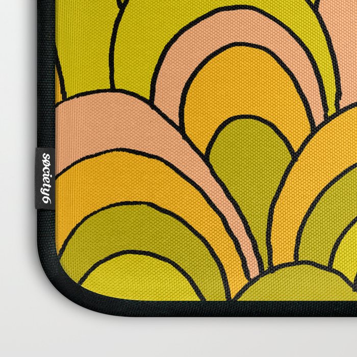 surfboard quiver 70s wallpaper dreams Laptop Sleeve Gallery Image 3