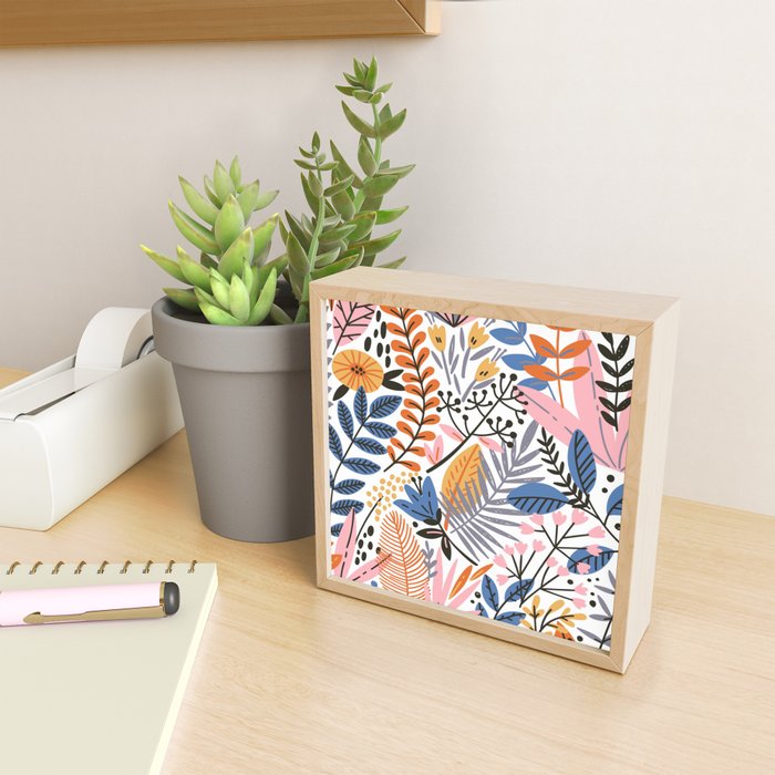 Colorful Jungle Garden Mini Art Print Gallery Image 2