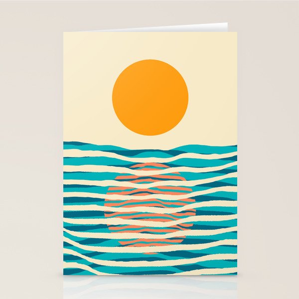 Ocean current Stationery Card Gallery Image 2