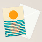 Ocean current Stationery Card Gallery Image 2