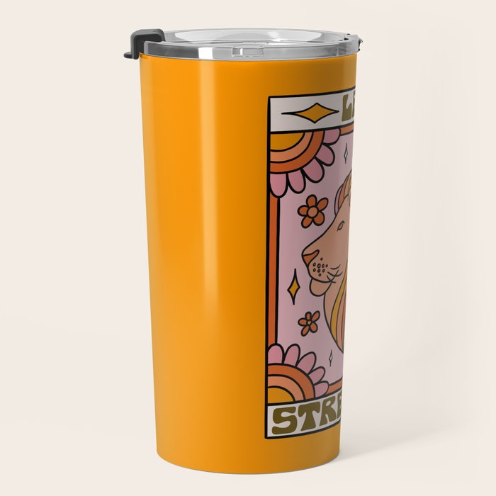 Leo Tarot Card Travel Mug Gallery Image 3