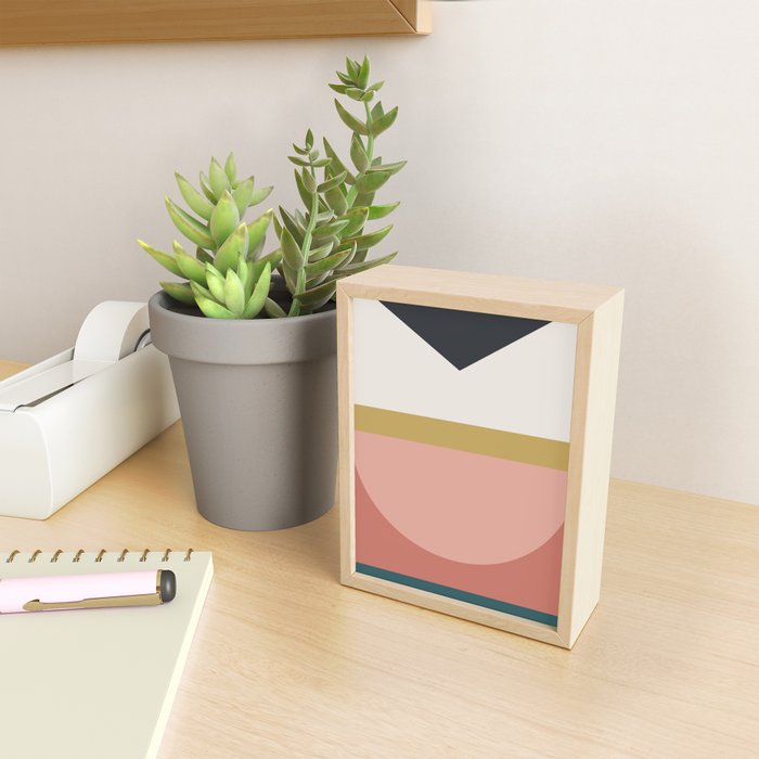 Maximalist Geometric 03 Mini Art Print Gallery Image 2