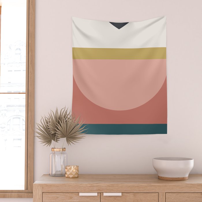 Maximalist Geometric 03 Wall Tapestry Gallery Image 2