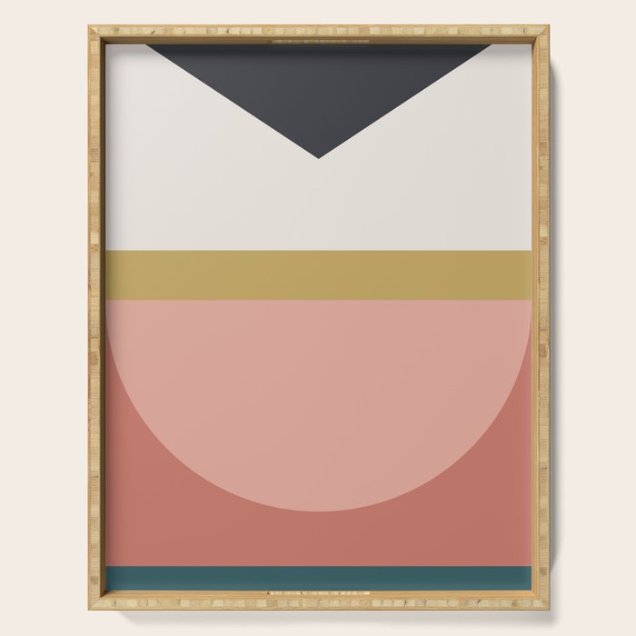 Maximalist Geometric 03 Serving Tray Gallery Image 1