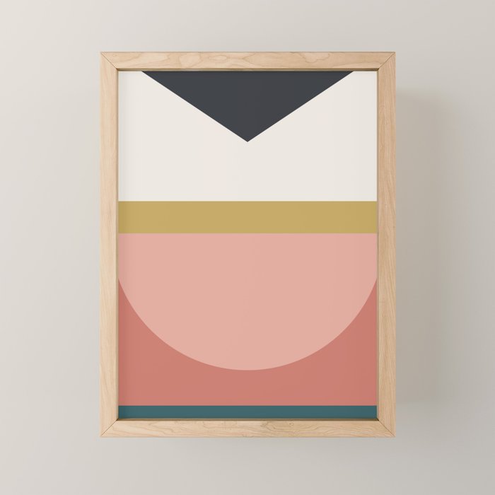 Maximalist Geometric 03 Mini Art Print Gallery Image 1