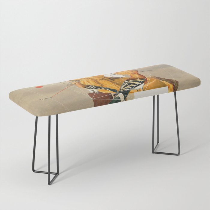 Yellow Echoes of Time Bench Gallery Image 1