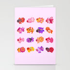 Flower goldfish - bright Stationery Card Gallery Image 2