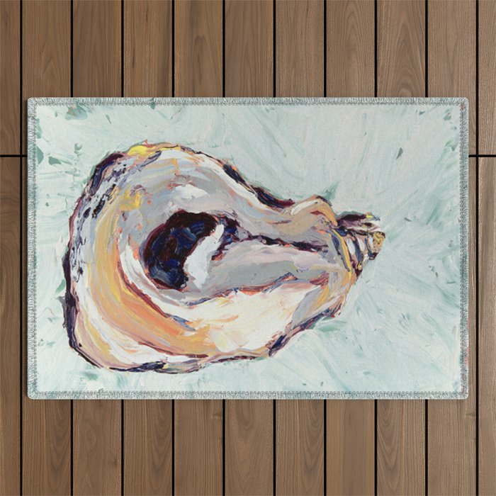 Oyster shell Outdoor Rug Gallery Image 1
