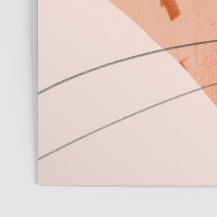 Abstract Sherbet Shapes Of Orange And Yellow. Poster Gallery Image 3