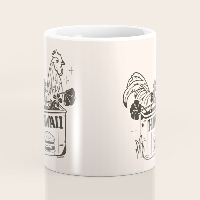 HAWAII (In Cream) Coffee Mug Gallery Image 4