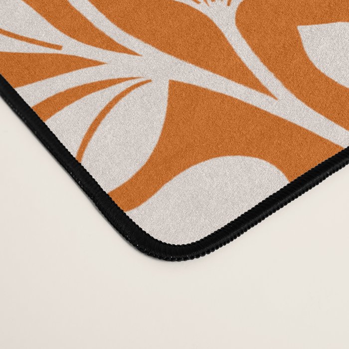 Tropical Vines Pattern - Terracotta Desk Mat Gallery Image 4