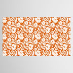Tropical Vines Pattern - Terracotta Tablecloth Gallery Image 2