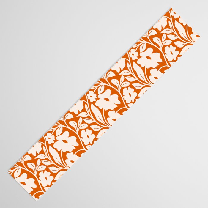 Tropical Vines Pattern - Terracotta Table Runner Gallery Image 3