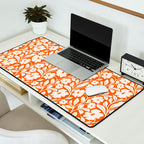 Tropical Vines Pattern - Terracotta Desk Mat Gallery Image 2