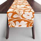 Tropical Vines Pattern - Terracotta Table Runner Gallery Image 1