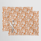 Tropical Vines Pattern - Terracotta Placemat Gallery Image 1
