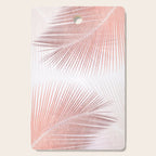 Palm leaf synchronicity - rose gold Cutting Board Gallery Image 1