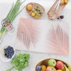 Palm leaf synchronicity - rose gold Cutting Board Gallery Image 2