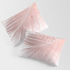 Palm leaf synchronicity - rose gold Pillow Sham Gallery Image 3