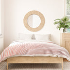 Palm leaf synchronicity - rose gold Duvet Cover Gallery Image 3