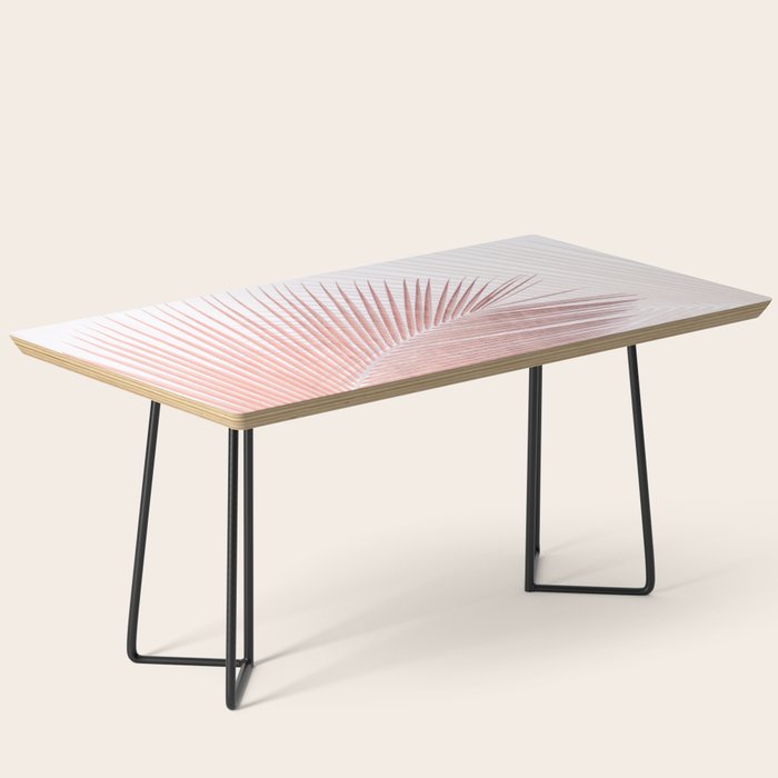 Palm leaf synchronicity - rose gold Coffee Table Gallery Image 1