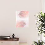 Palm leaf synchronicity - rose gold Poster Gallery Image 2