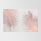 Palm leaf synchronicity - rose gold Rug Gallery Image 2